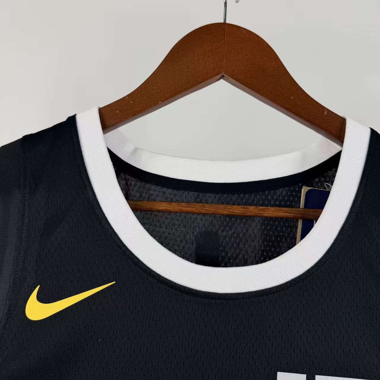 Denver Nuggets 2025/26 City Edition Nikola Jokic jersey number 15 rainbow skyline front view