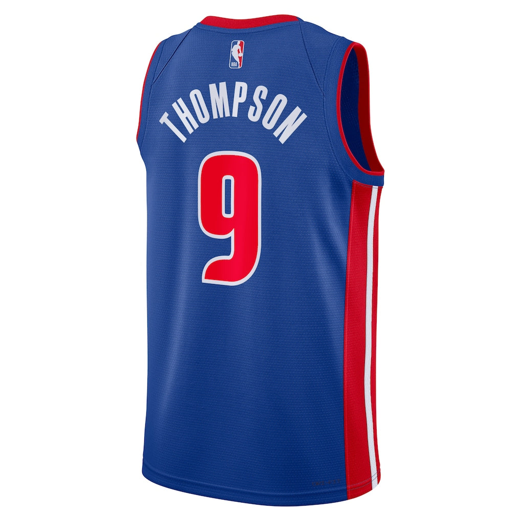 Detroit Pistons Ausar Thompson #9 Icon Edition Swingman Jersey back view