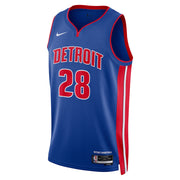 Detroit Pistons Isaiah Stewart #28 Icon Edition Swingman Jersey front view