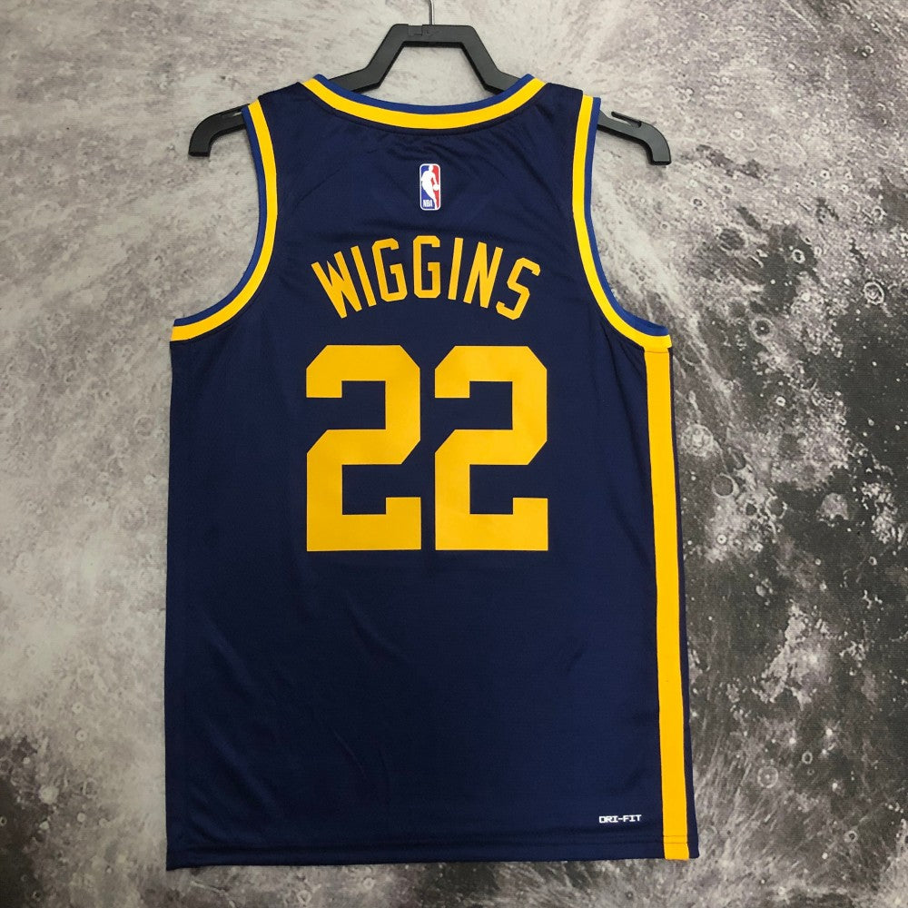 Andrew Wiggins Golden State Warriors Statement Edition Swingman Jersey back view