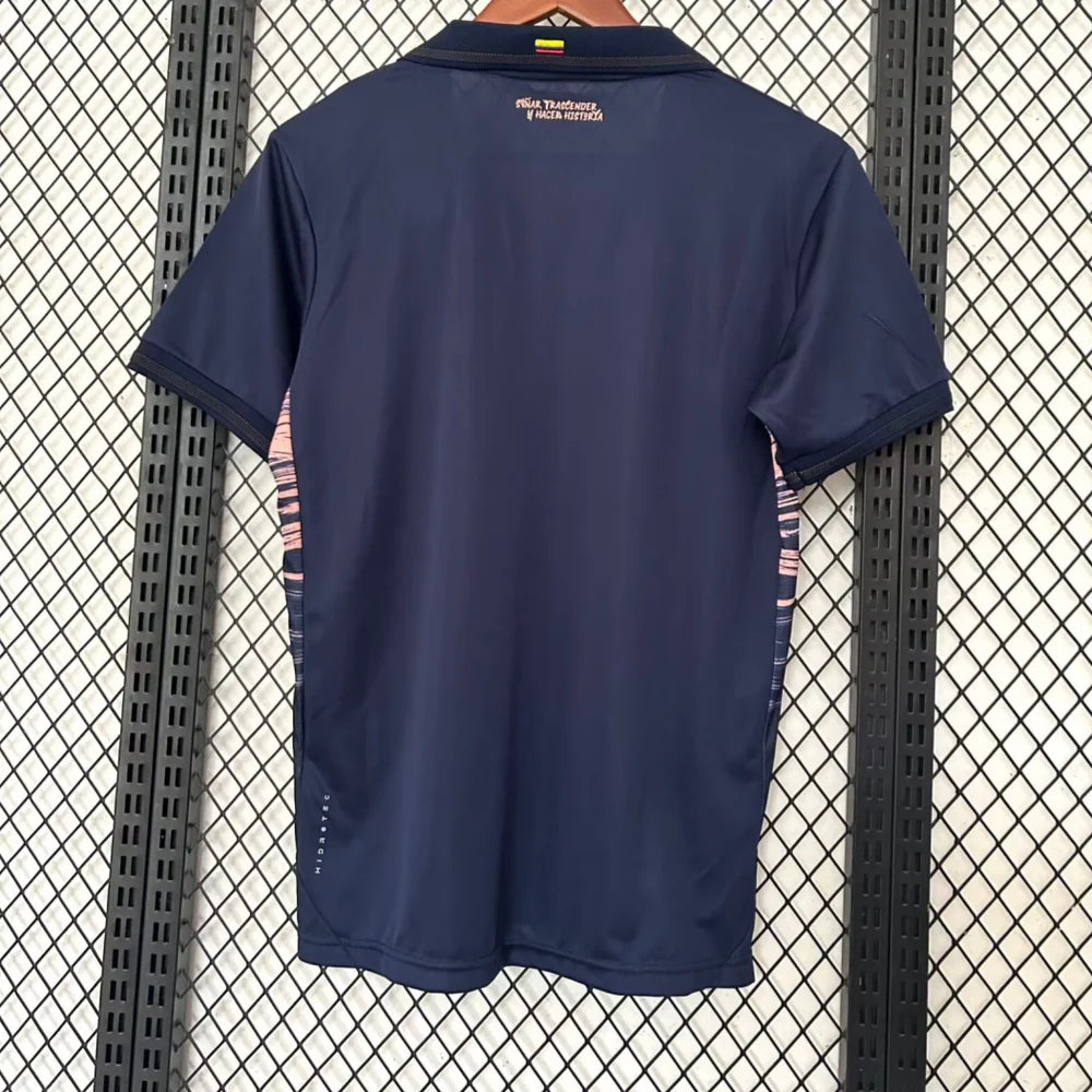 Ecuador World Cup Away Jersey 2026 back view with clean navy design