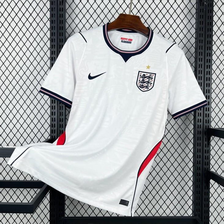 England 2026 World Cup home jersey white football shirt front view
