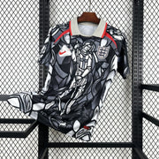 England x Palace Pre-match Jersey 2026 front view with black, grey and white graphic design, red accents and England crest