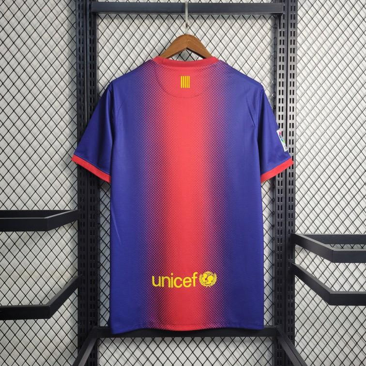 FC Barcelona home jersey 2012 13 back view
