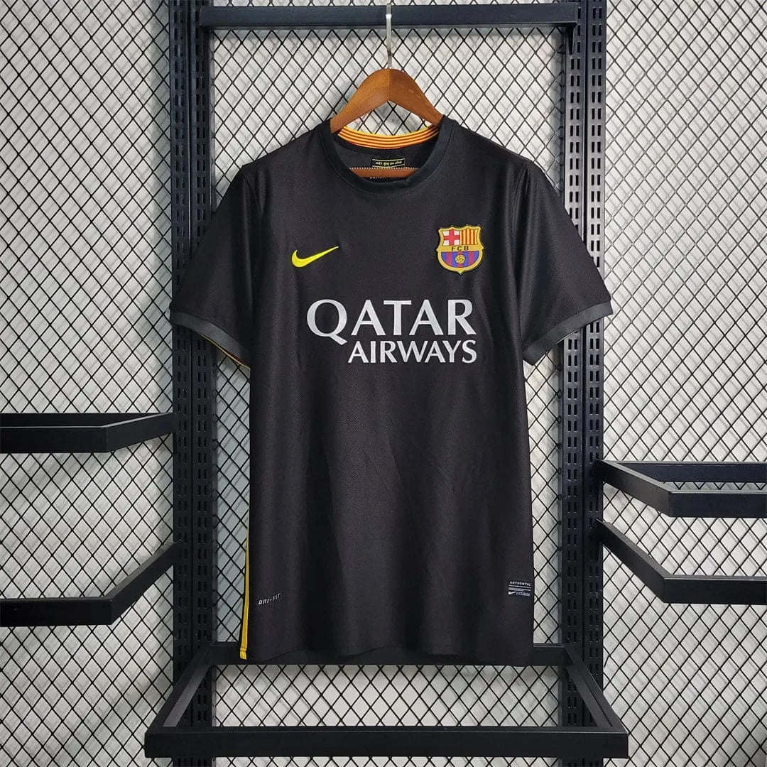 FC Barcelona 2013/14 Away Retro Football Jersey front view