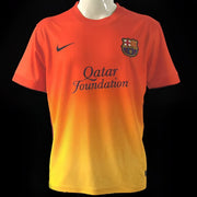 FC Barcelona Away Jersey 2012/13 yellow orange gradient front view
