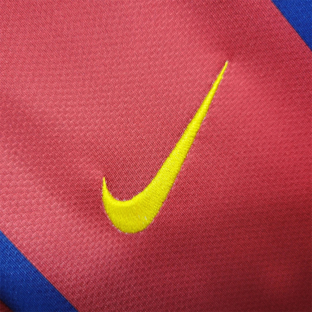 FC Barcelona Home Jersey 2007/08 chest detail