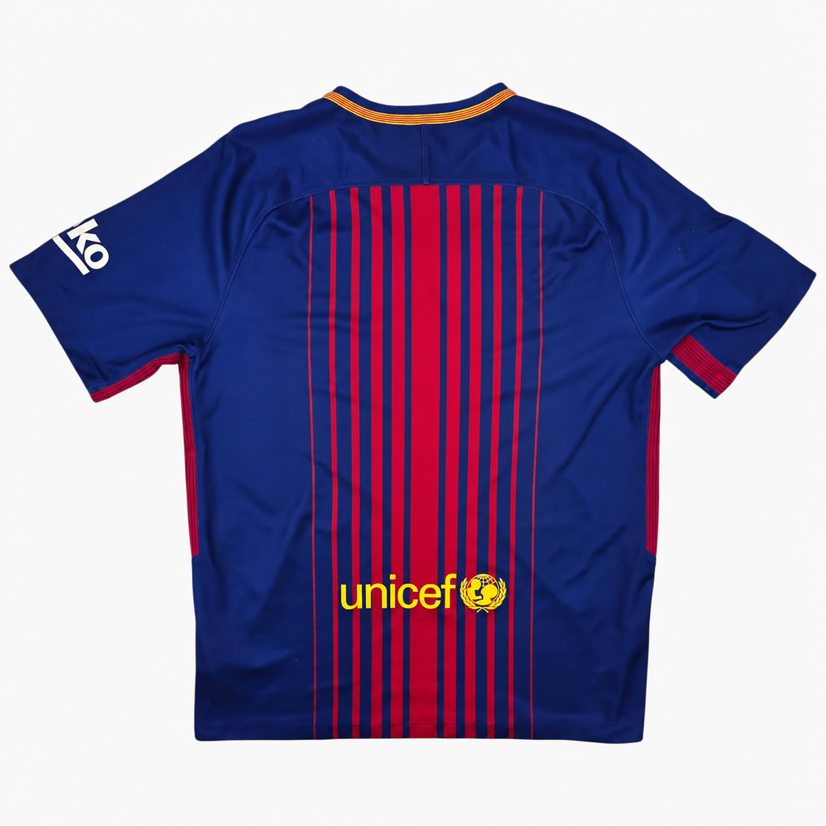 FC Barcelona Home Jersey 2017/18 back view