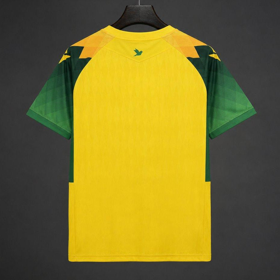 FC Nantes Home Jersey 2026/27 back view with yellow design and green sleeve detailing
