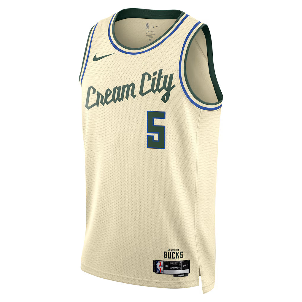 Gary Trent Jr. Milwaukee Bucks 2025/26 City Edition Swingman Jersey front view