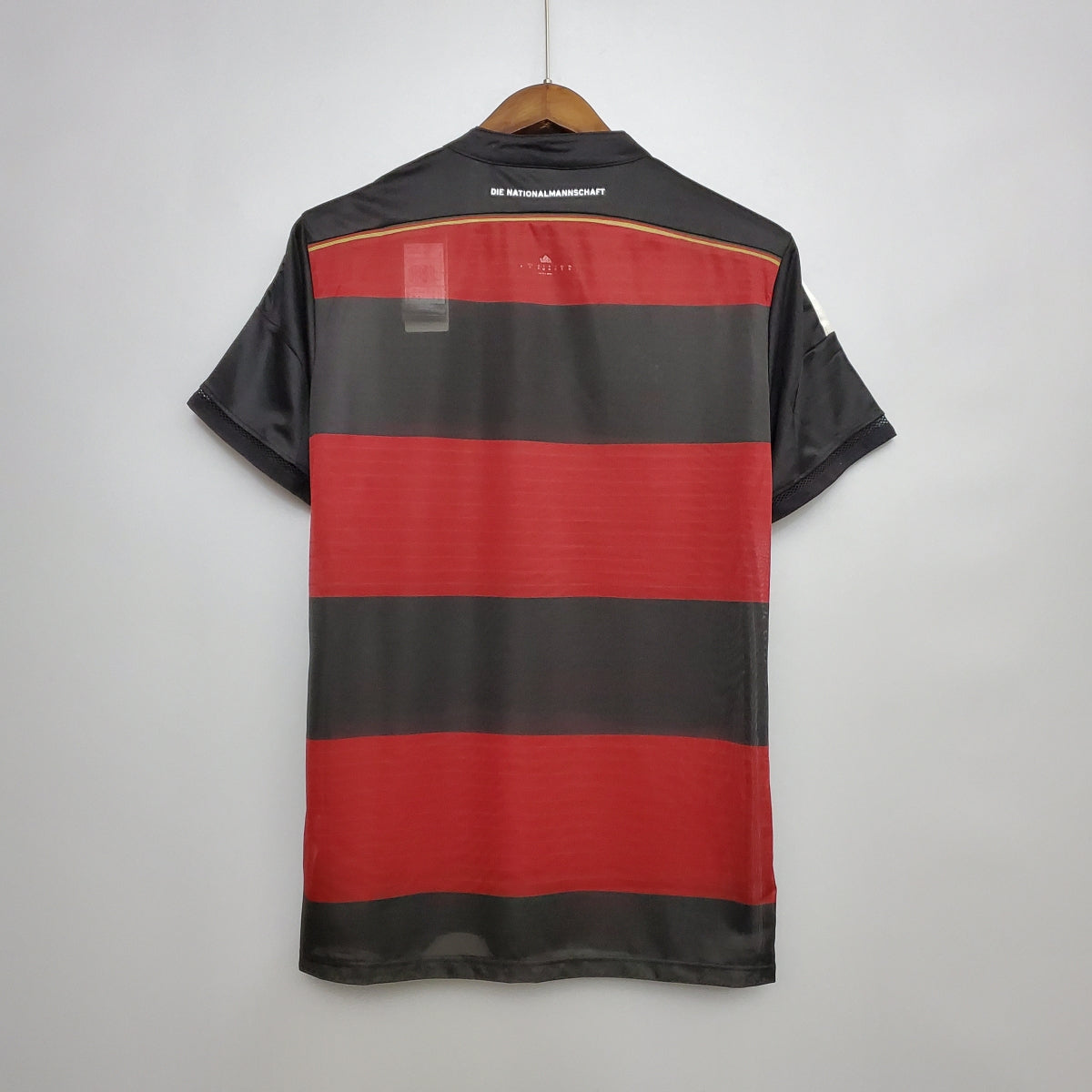 Germany 2014 Away Retro Football Jersey back view