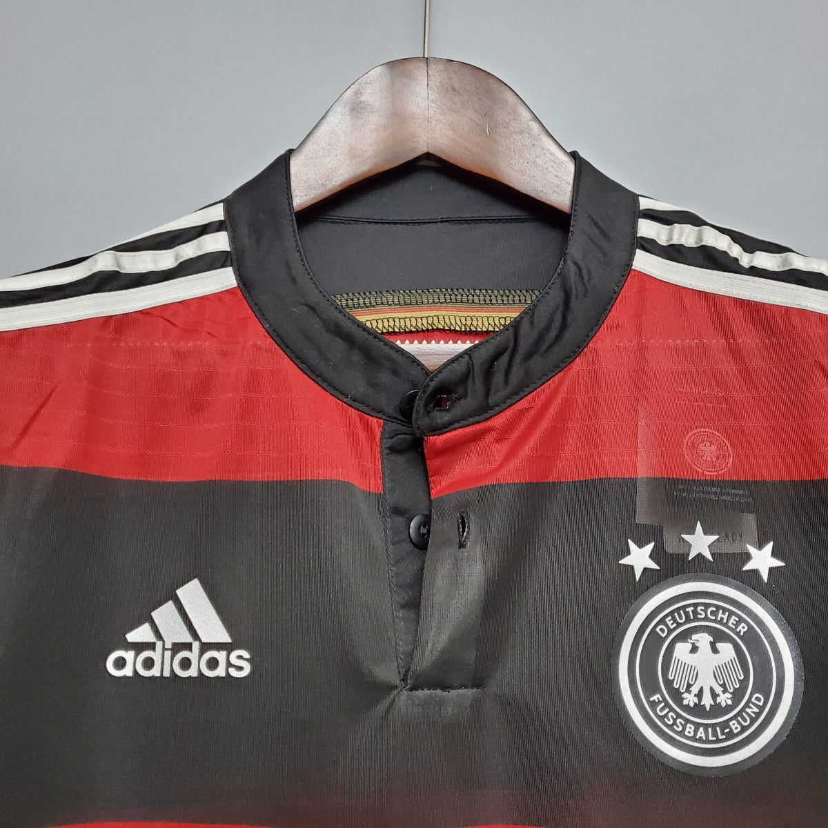 Germany 2014 Away Retro Football Jersey front view crest