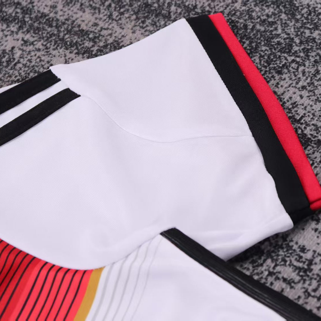 Germany 2014 Home Kids Football Jersey front view sleeve