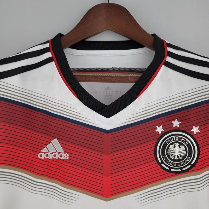 Germany 2014 Home Retro Football Jersey front view