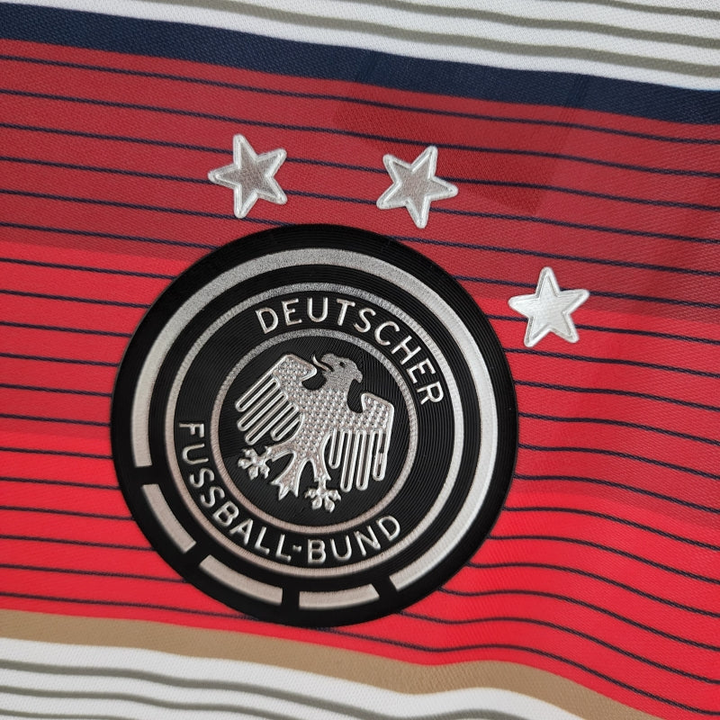 Adidas logo detail on Germany 2014 Home Jersey