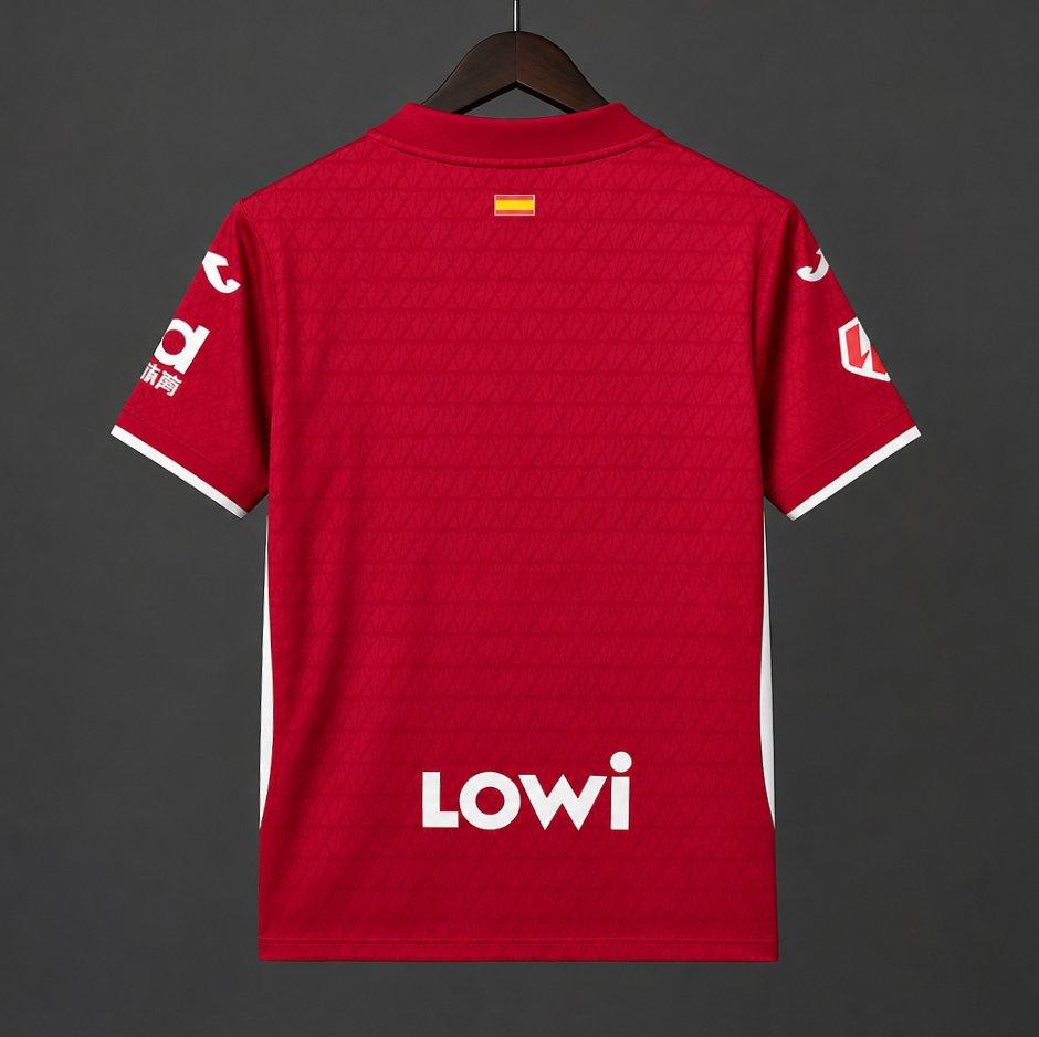 Getafe Away Jersey 2026/27 back view with Lowi sponsor detail
