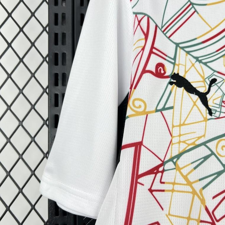 Ghana 2026 World Cup home jersey white football shirt sleeve view
