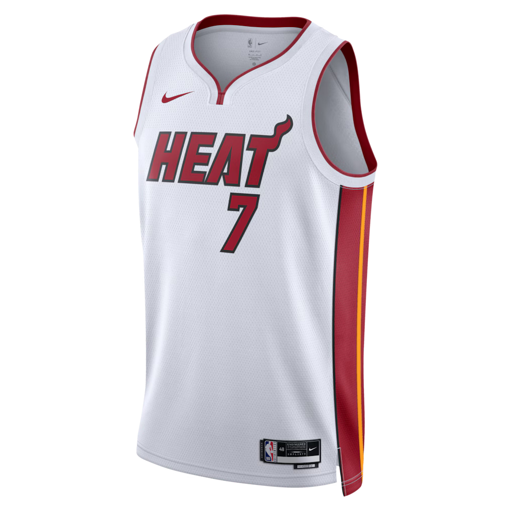 Giannis Antetokounmpo Miami Heat Association Edition Swingman Jersey front view