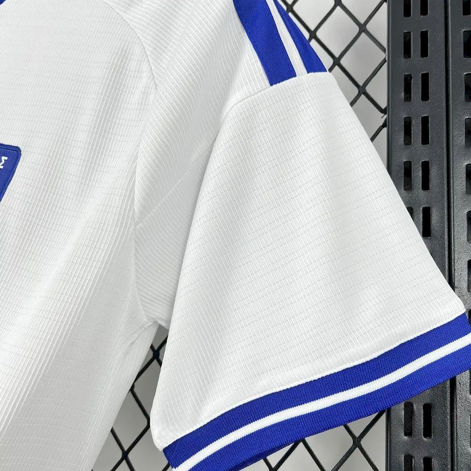 Greece 2026 home jersey white blue football shirt sleeve view
