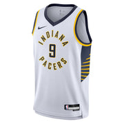 Indiana Pacers T.J. McConnell #9 Association Edition Swingman Jersey front view