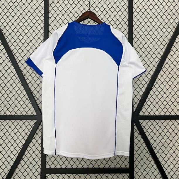 Inter Milan Away Jersey 2004/05 full back view in white and blue