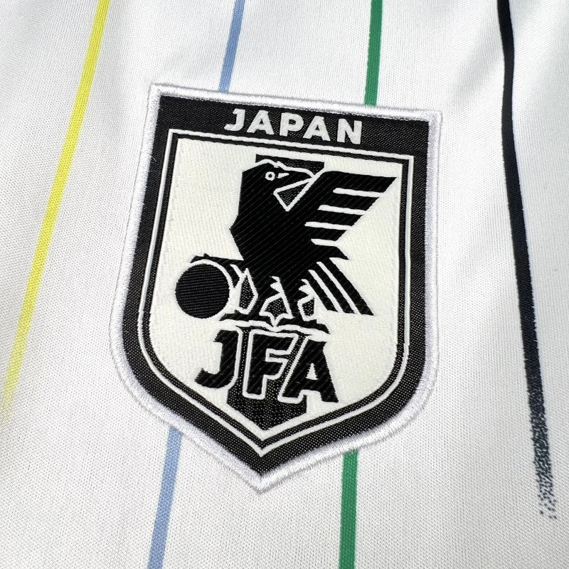 Japan Away Jersey 2026 close-up of the Japan crest on the front