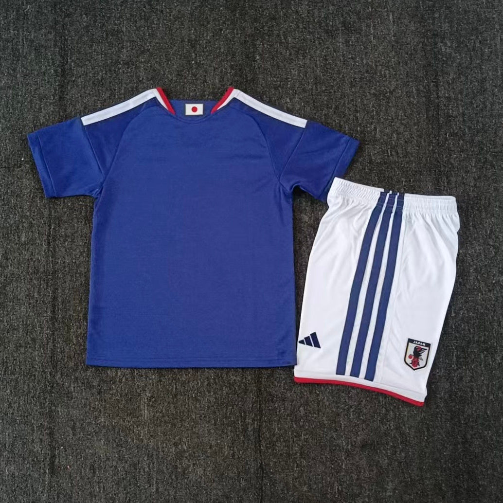 Japan home kit 2026/27 kids set back view youth football uniform