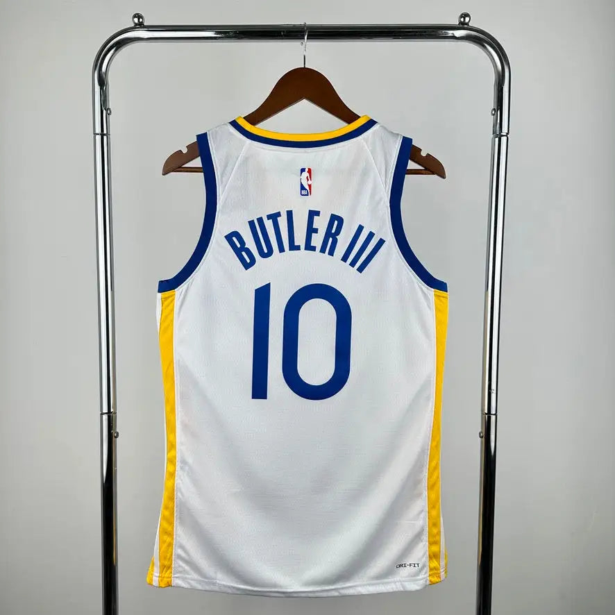Jimmy Butler III Golden State Warriors Association Edition Swingman Jersey back view
