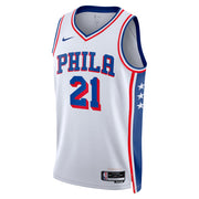 Joel Embiid Philadelphia 76ers Association Edition Swingman Jersey front view