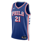 Joel Embiid Philadelphia 76ers Icon Edition Swingman Jersey front view