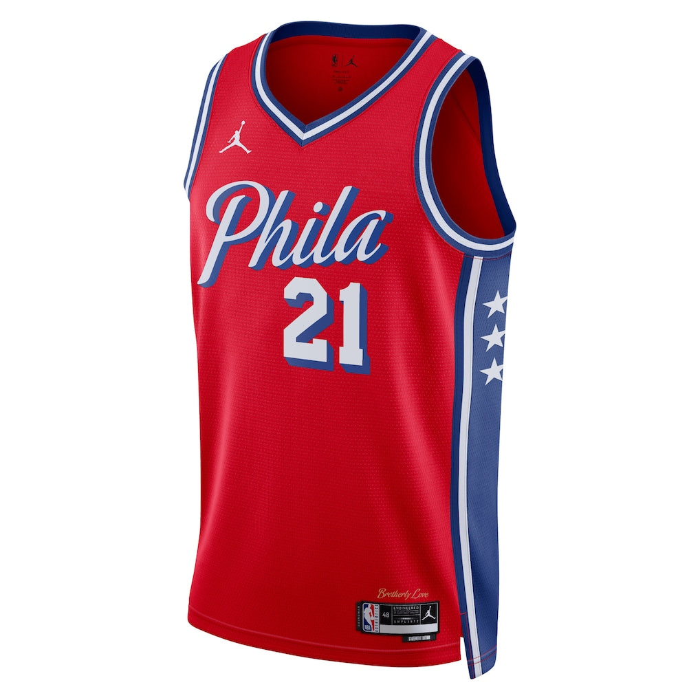 Joel Embiid Philadelphia 76ers Statement Edition Swingman Jersey front view