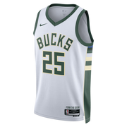 Kasparas Jakučionis Milwaukee Bucks Association Edition Swingman Jersey front view