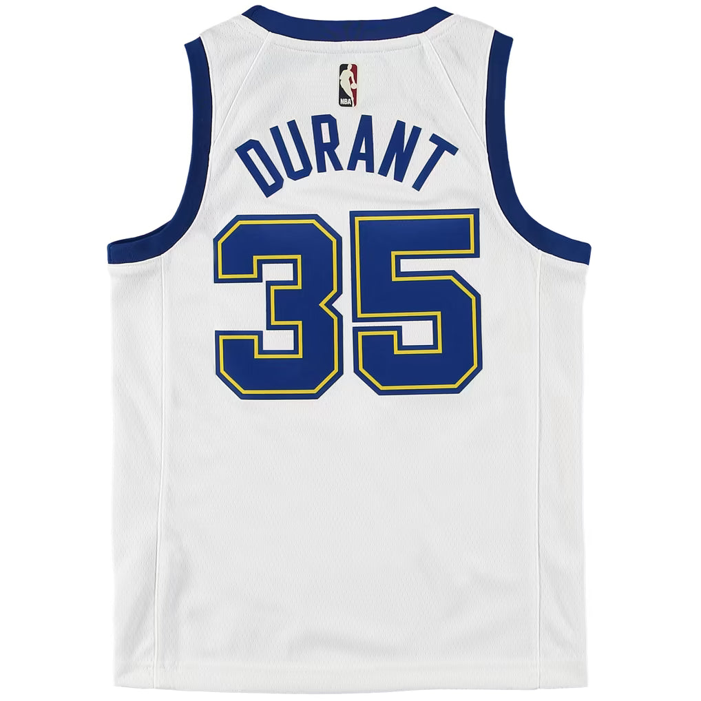 Kevin Durant Golden State Warriors Hardwood Classics Swingman Jersey back view