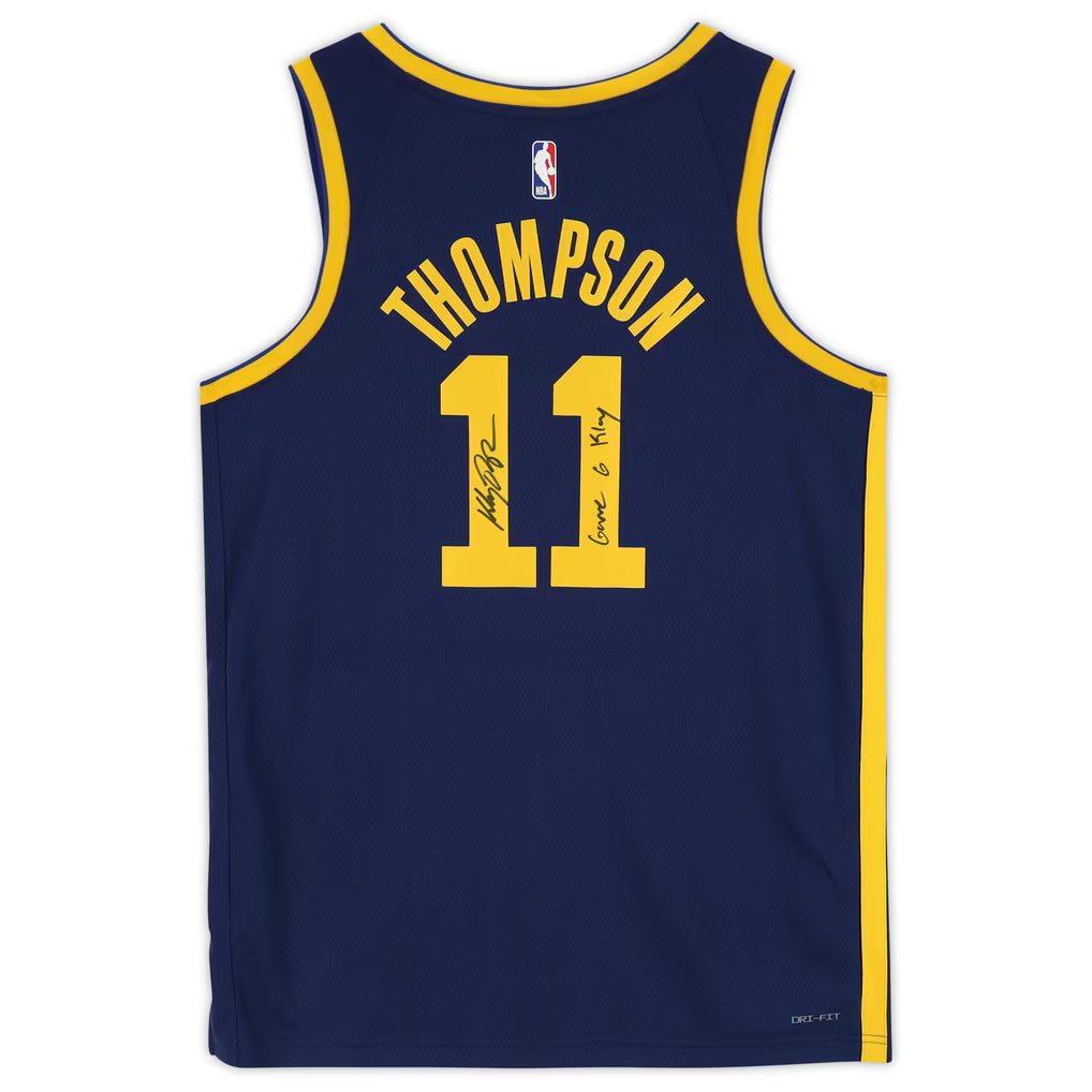 Klay Thompson Golden State Warriors Statement Edition Swingman Jersey back view