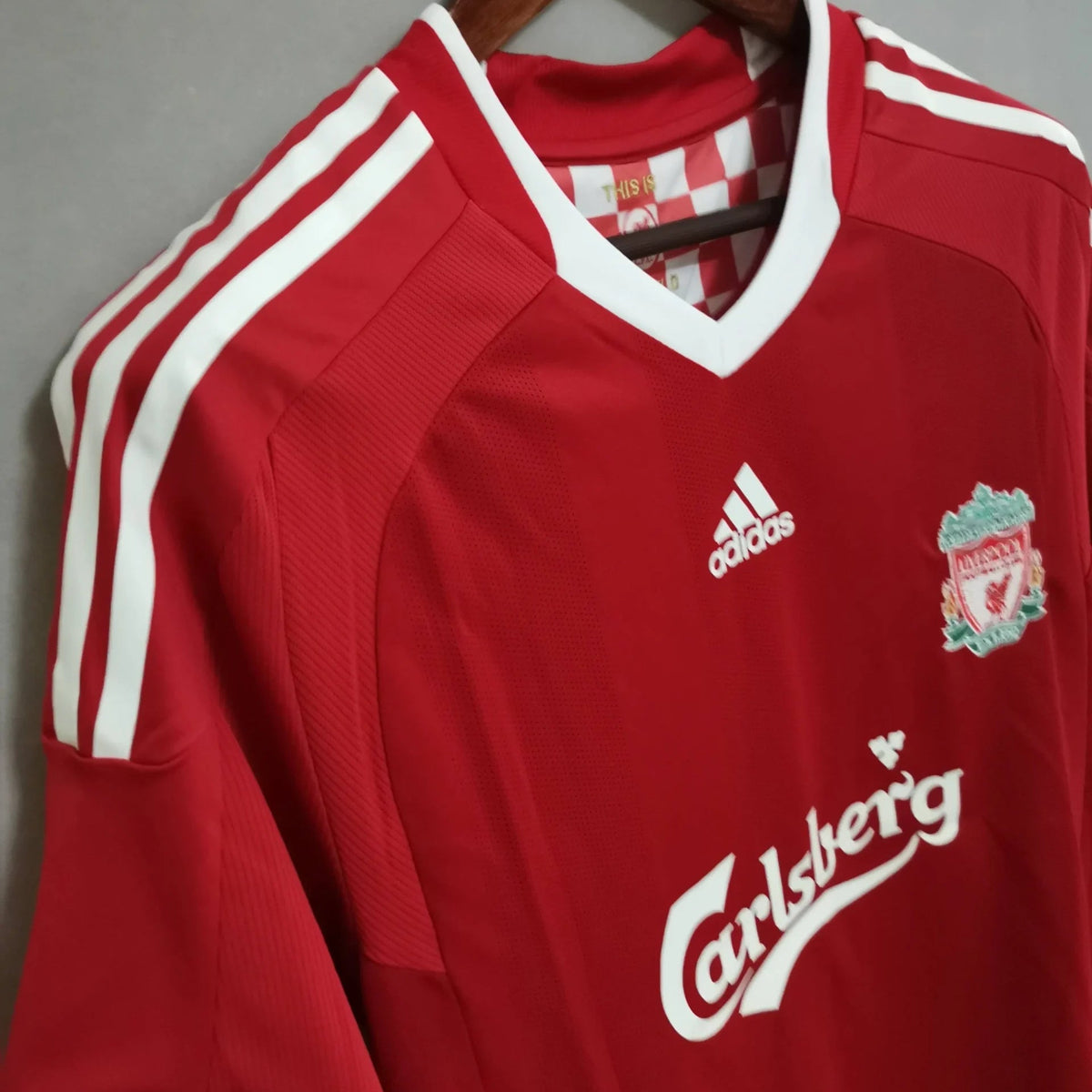 Liverpool Home Jersey 2008/2010 angled front view