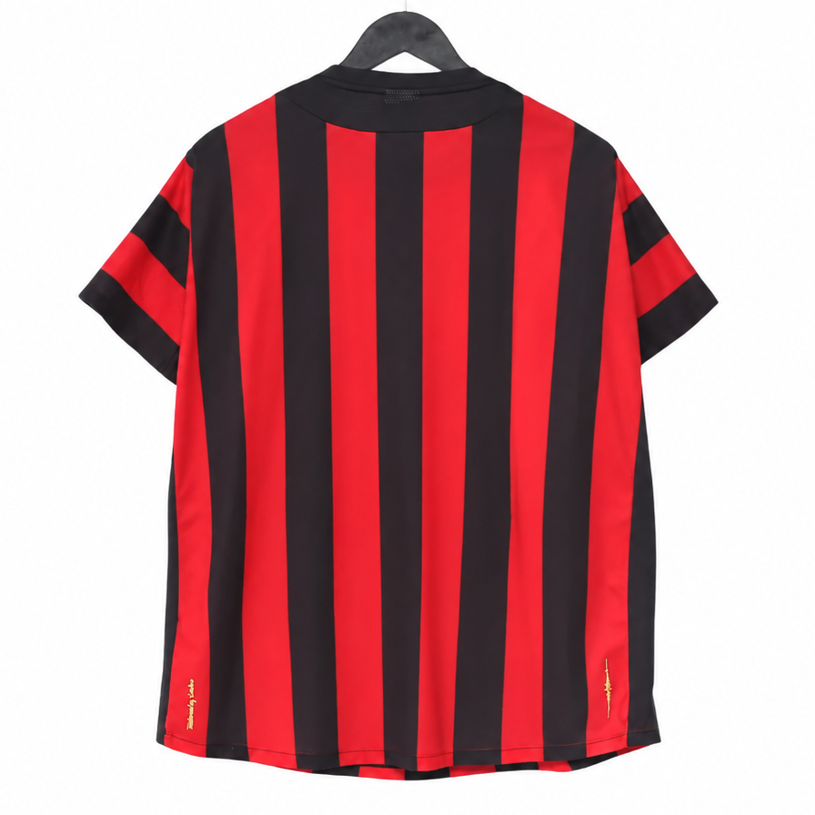 Manchester City Away Jersey 2011/12 back view with red and black stripes