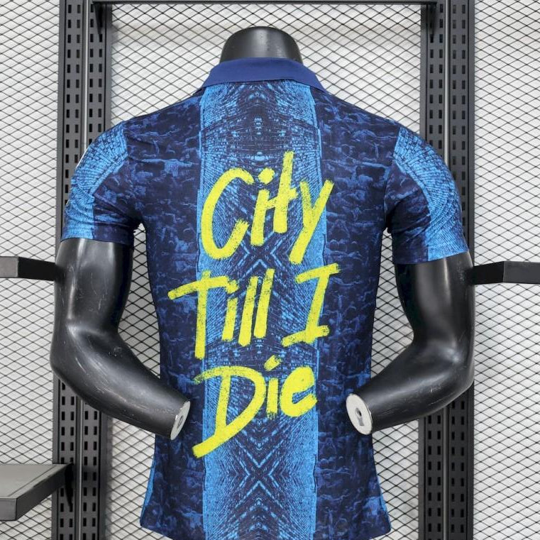 Manchester City ftblNRGY special jersey 2025 back view player
