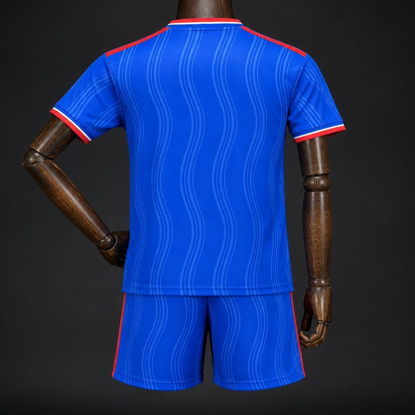 Manchester United Away Jersey 2026/27 Kids Set Back View