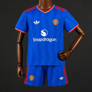 Manchester United Away Jersey 2026/27 Kids Set Front View