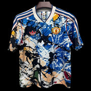 Manchester United Stone Roses lifestyle jersey 2025/26 front view
