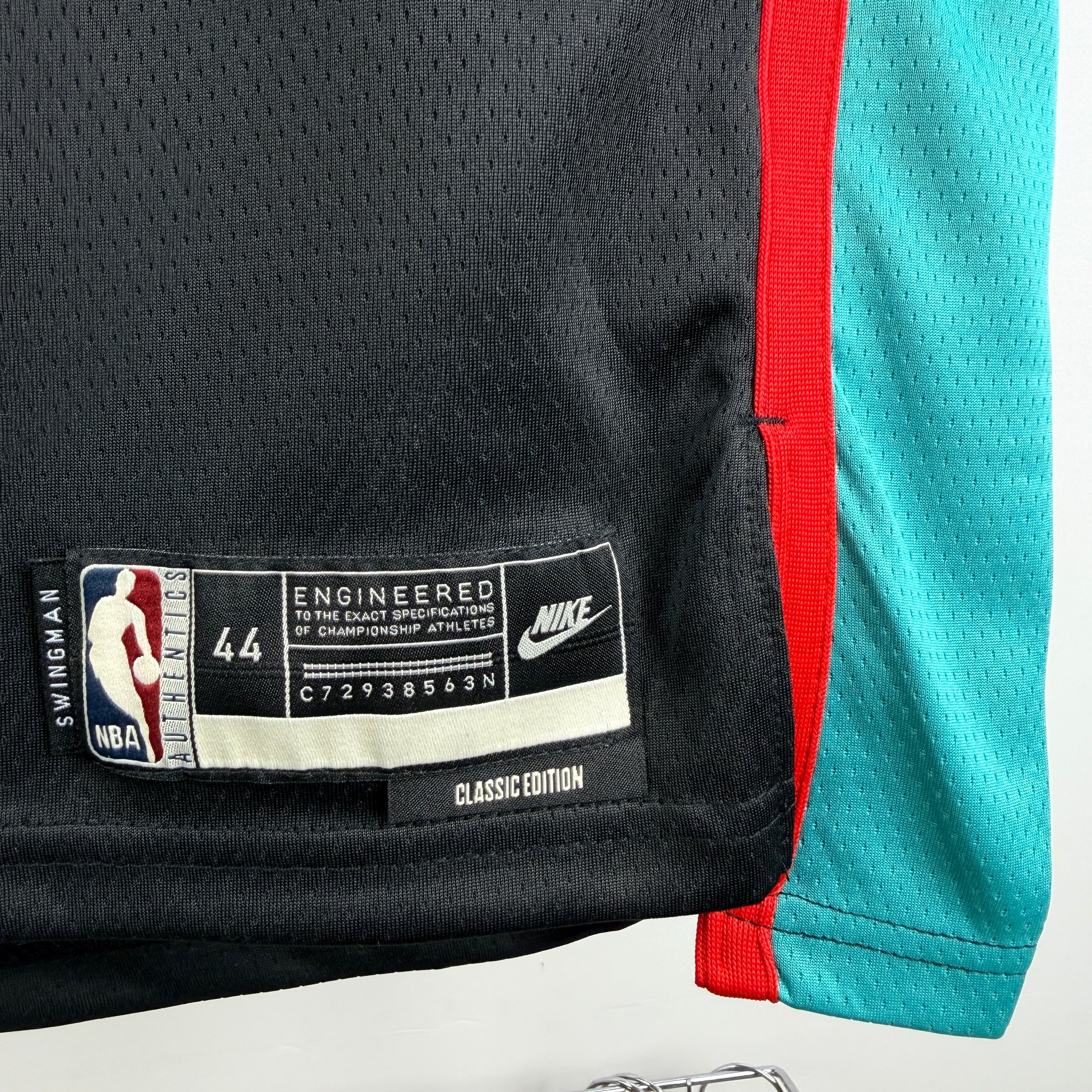 Memphis Grizzlies 2025/26 Classic Edition Ja Morant jersey black teal red number 12 front view