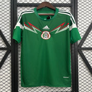 Mexico home kit 2014 front view green World Cup jersey
