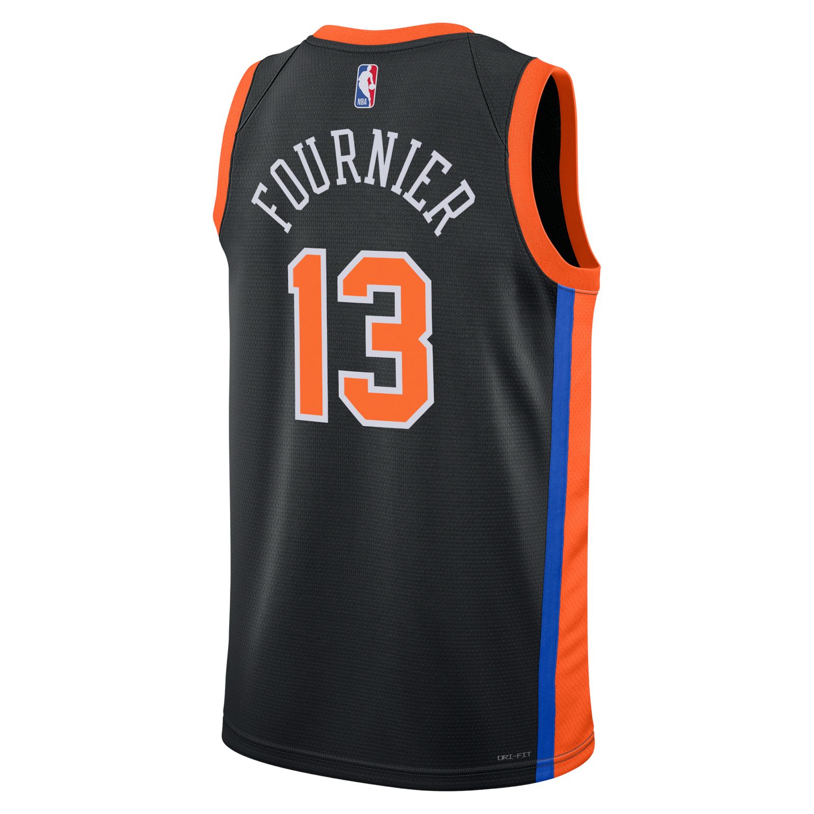 New York Knicks Evan Fournier City Edition Swingman Jersey 2022/23 Back View