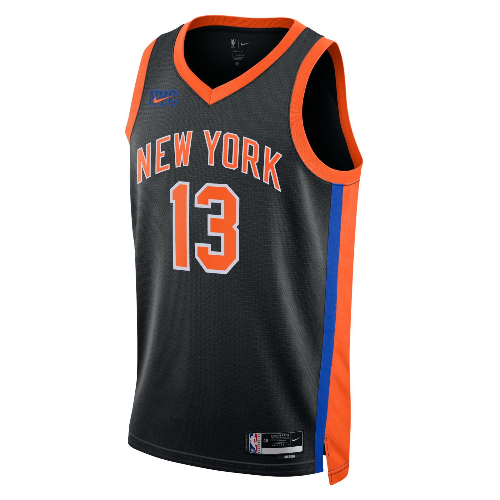 New York Knicks Evan Fournier City Edition Swingman Jersey 2022/23 Front View