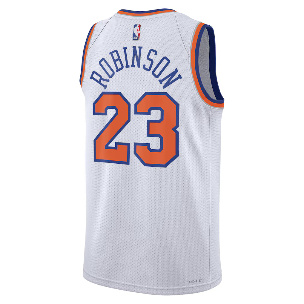 New York Knicks Mitchell Robinson #23 Association Jersey Back View