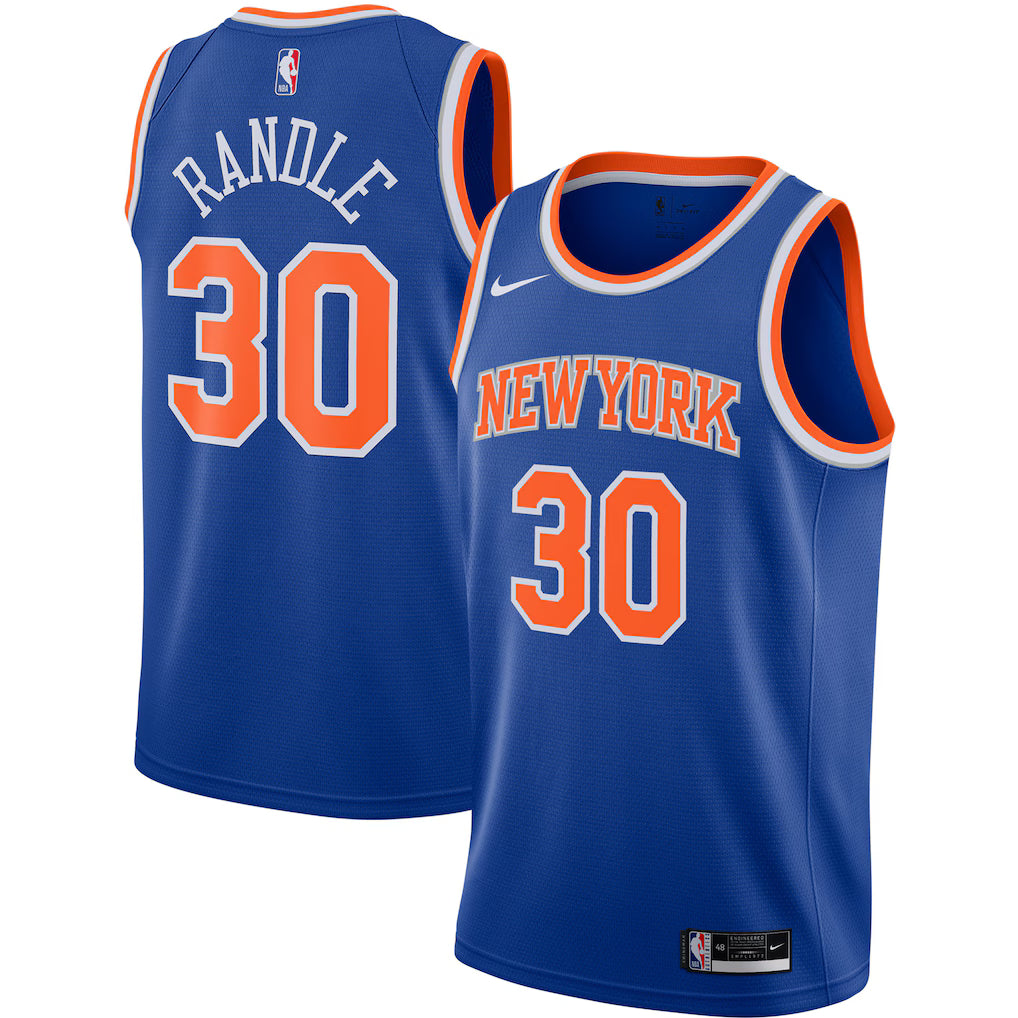 New York Knicks Randle #30 Jersey 2022/23 Front and Back View