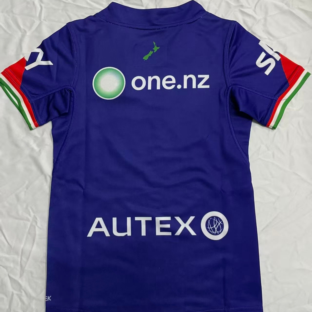 New Zealand Warriors 2026 home jersey back view