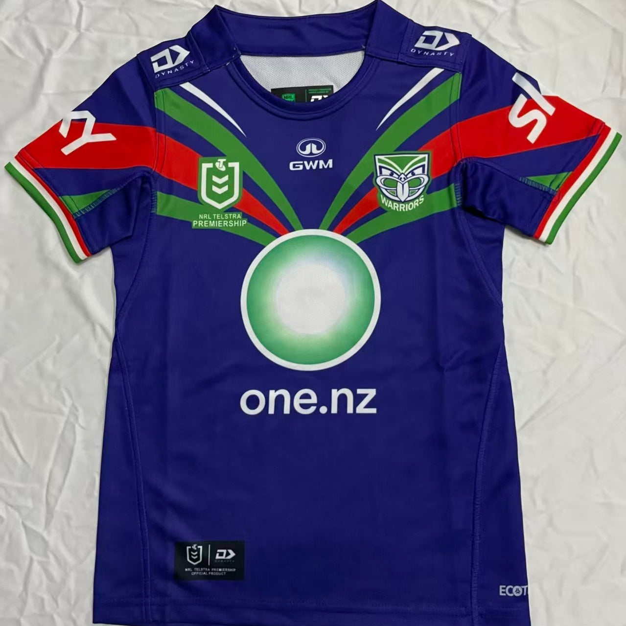 New Zealand Warriors 2026 home jersey front view
