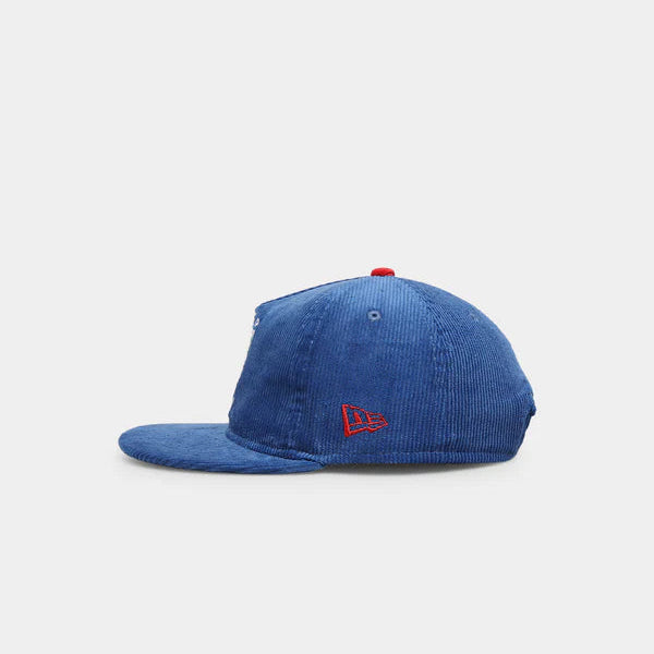 New Zealand Warriors '22 Cord The Golfer Snapback side view with New Era logo