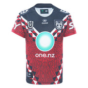 New Zealand Warriors Indigenous Jersey 2026 red black and white front view